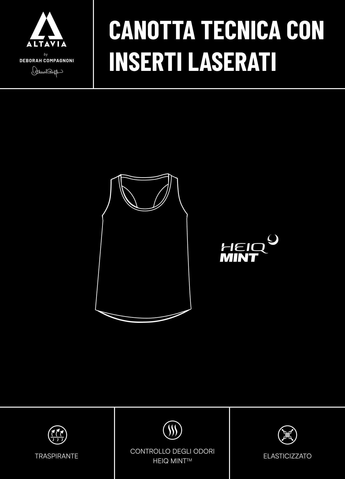 Technical Vest with Side Inserts ALTAVIA WITH DEBORAH COMPAGNONI