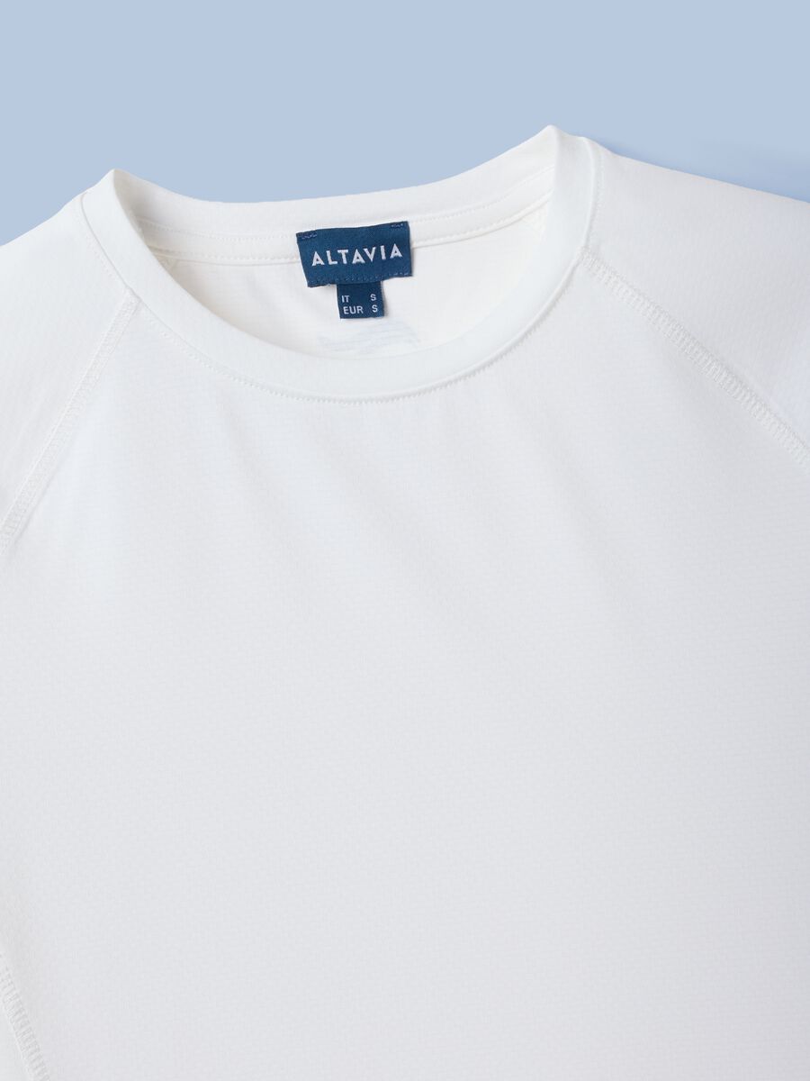 Wei&szlig;es technisches Stretch-T-Shirt ALTAVIA SAILING_6