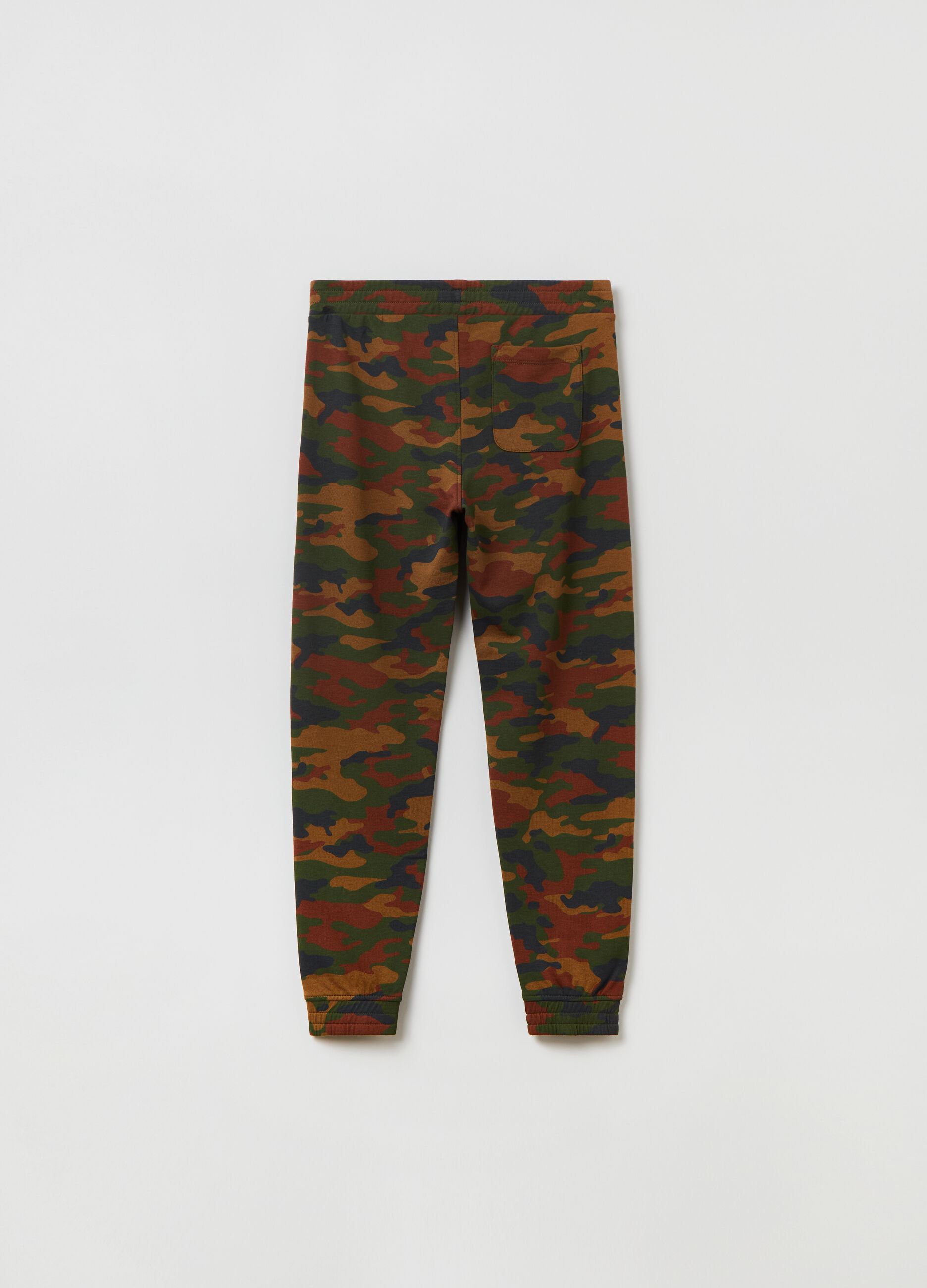 Joggers in cotone camouflage