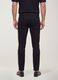 Black slim-fit stretch cotton jeans_1