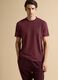 Rotes Regular-Fit T-Shirt aus elastischem Piqu&eacute;-Baumwollmix mit Easy Dry_0