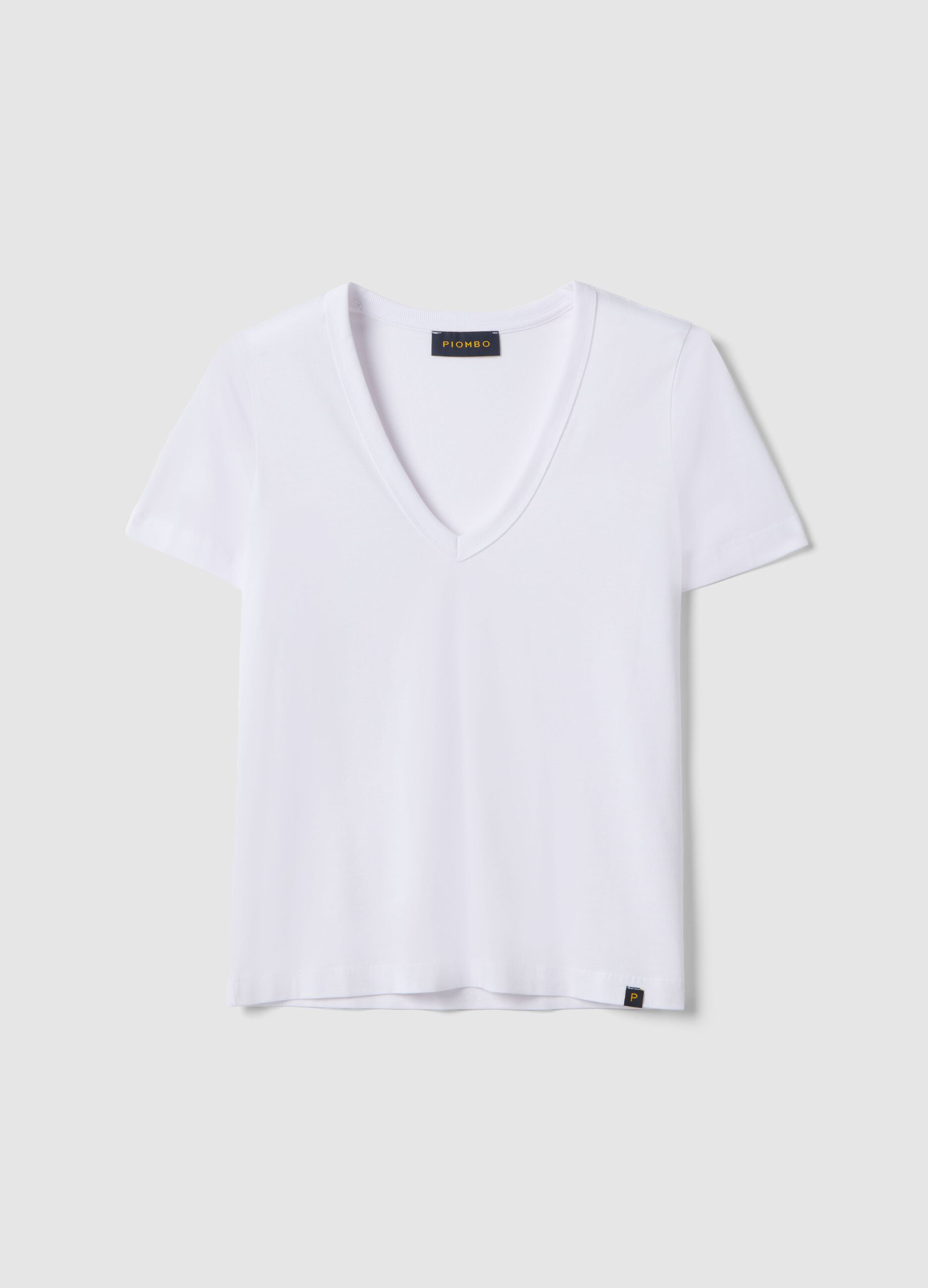 &Lambda;&epsilon;&upsilon;&kappa;ό t-shirt &alpha;&pi;ό &kappa;&alpha;&theta;&alpha;&rho;ό &beta;&alpha;&mu;&beta;ά&kappa;&iota; &kappa;&alpha;&nu;&omicron;&nu;&iota;&kappa;ή &epsilon;&phi;&alpha;&rho;&mu;&omicron;&gamma;ή &beta;&alpha;&theta;ύ V