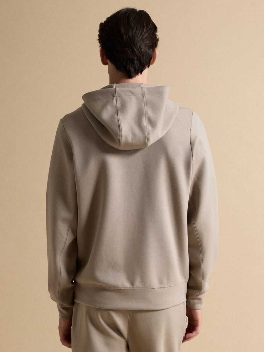 Full-zip beige traspirante in tessuto elasticizzato 2 Way Stretch_2