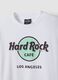 White 100% cotton T-shirt with Hard Rock Cafe logo, regular fit_1