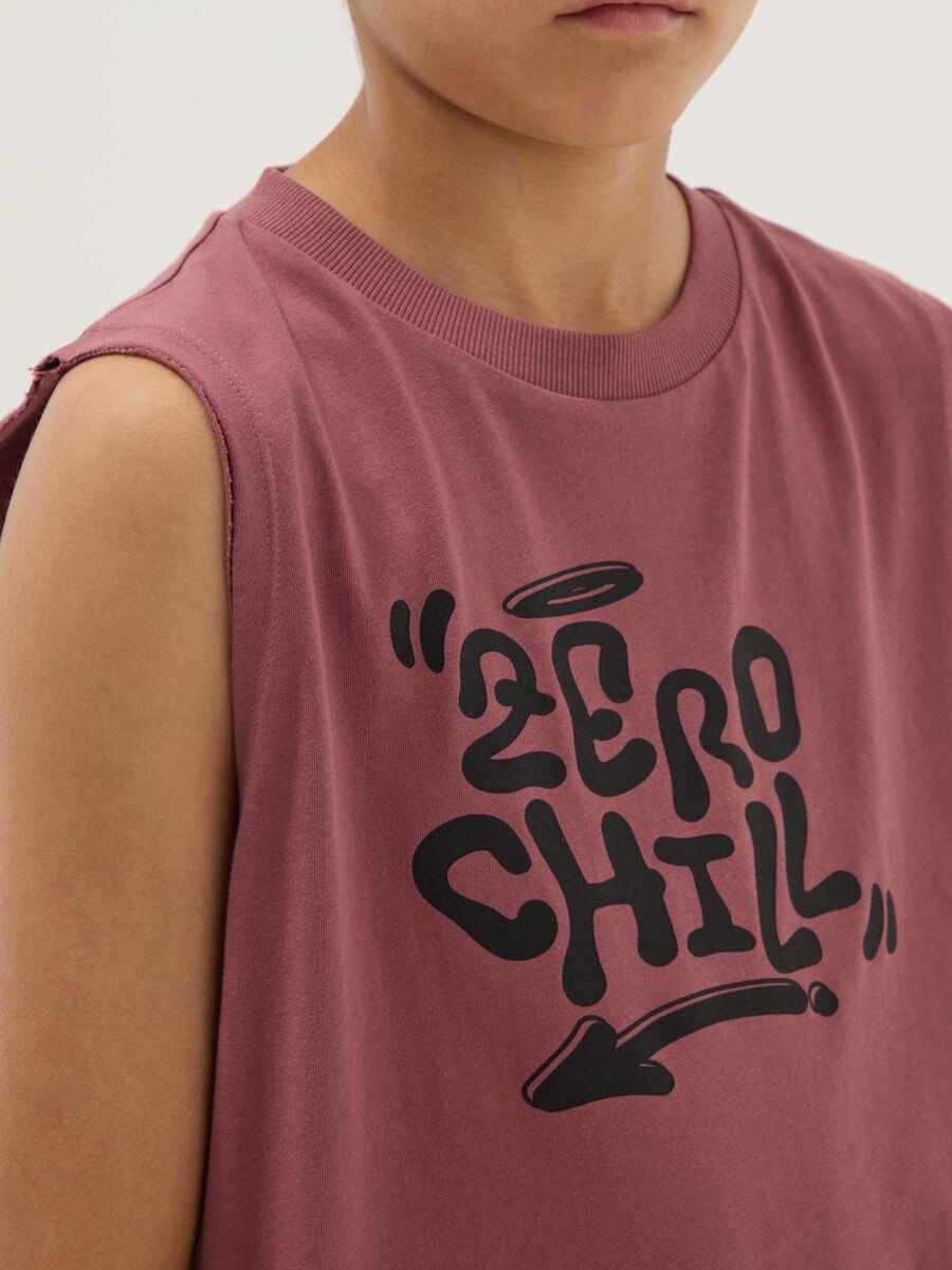 Pink organic cotton vest top_2