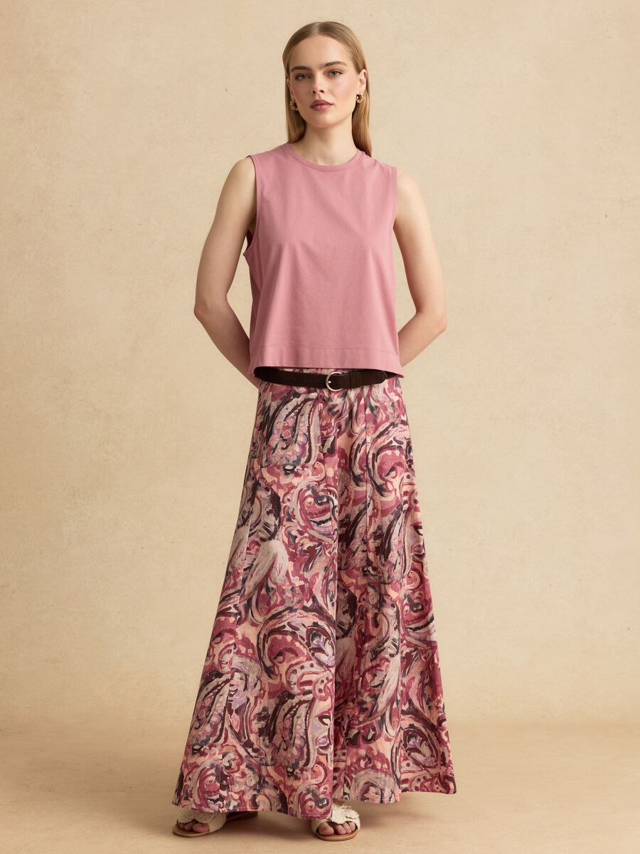 Rosa Tanktop aus Baumwollmix_2