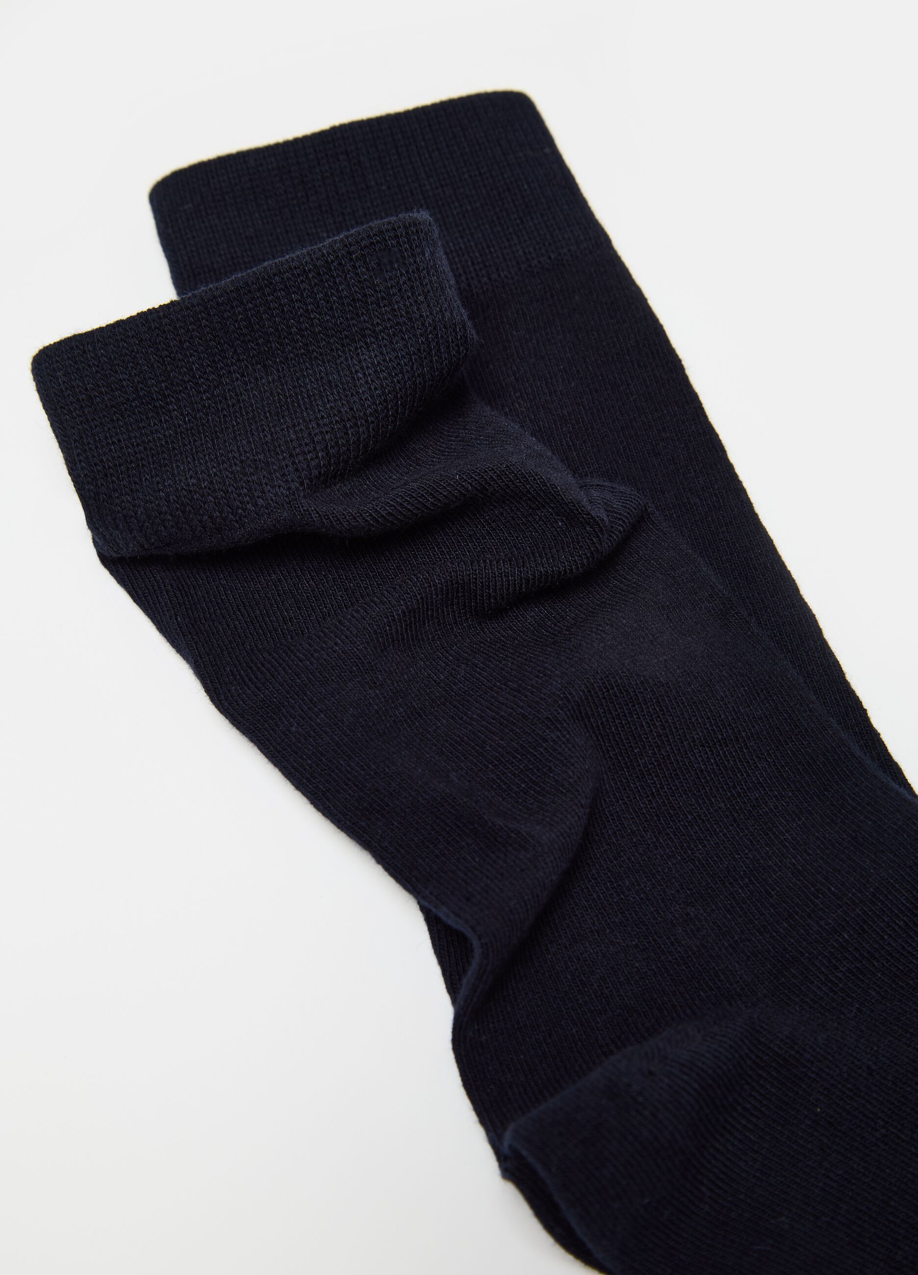 Two-pair pack of mid-length stretch socks