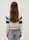 White cotton-blend cardigan with deep V-neck and heart embroidery_2