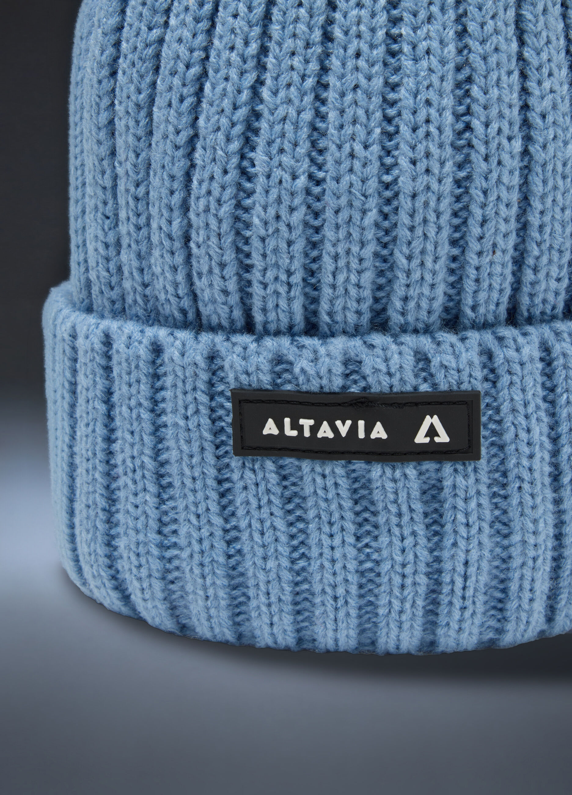 Ribbed knit beanie with turn-up cuff ALTAVIA WITH DEBORAH COMPAGNONI