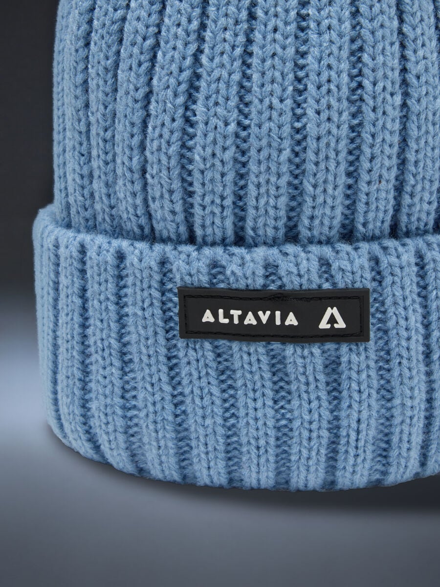 Ribbed knit beanie with turn-up cuff ALTAVIA WITH DEBORAH COMPAGNONI_2