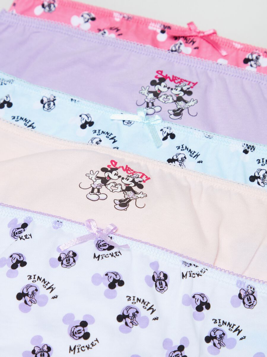 Five-pack cotton briefs with Minnie Mouse print_2