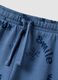 Sky-blue pure cotton joggers for boys, comfort fit_3