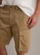 Beige Cargo-Shorts aus Stretch-Baumwolle, Regular Fit_3