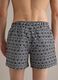 Blue swim shorts with graphic print_3