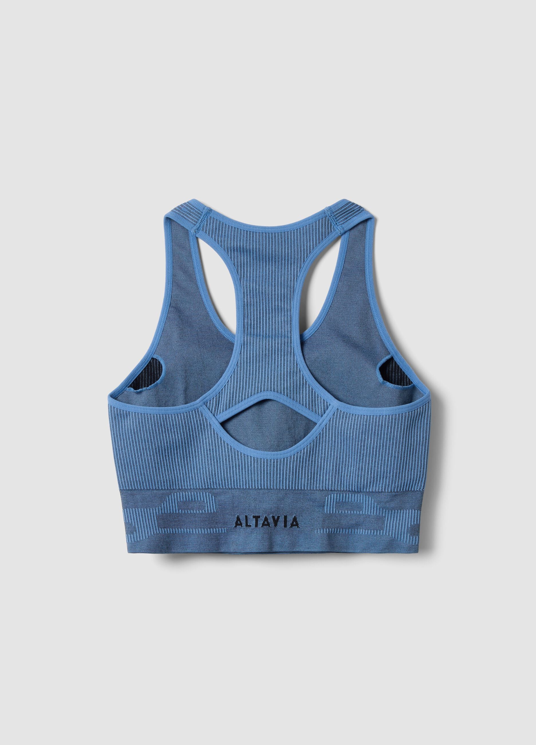 Blue sports bra in stretch fabric ALTAVIA RUNNING