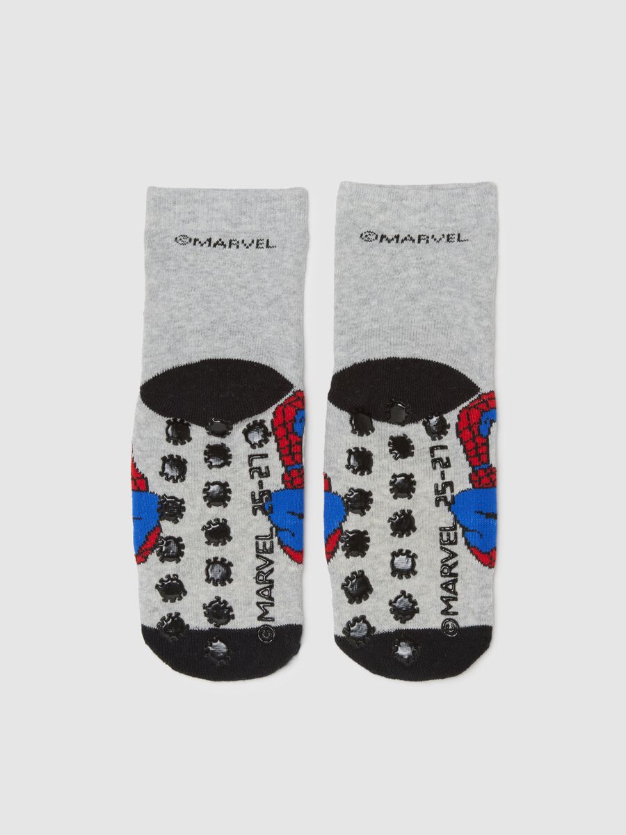 Children's Grey Cotton Blend Socks_2