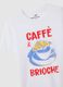 White pure cotton T-shirt, regular fit_5