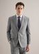 Grey Slim Fit Single Breasted Jacket_0