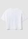 T-shirt de menina em algod&atilde;o branco regular fit New York Knicks_1