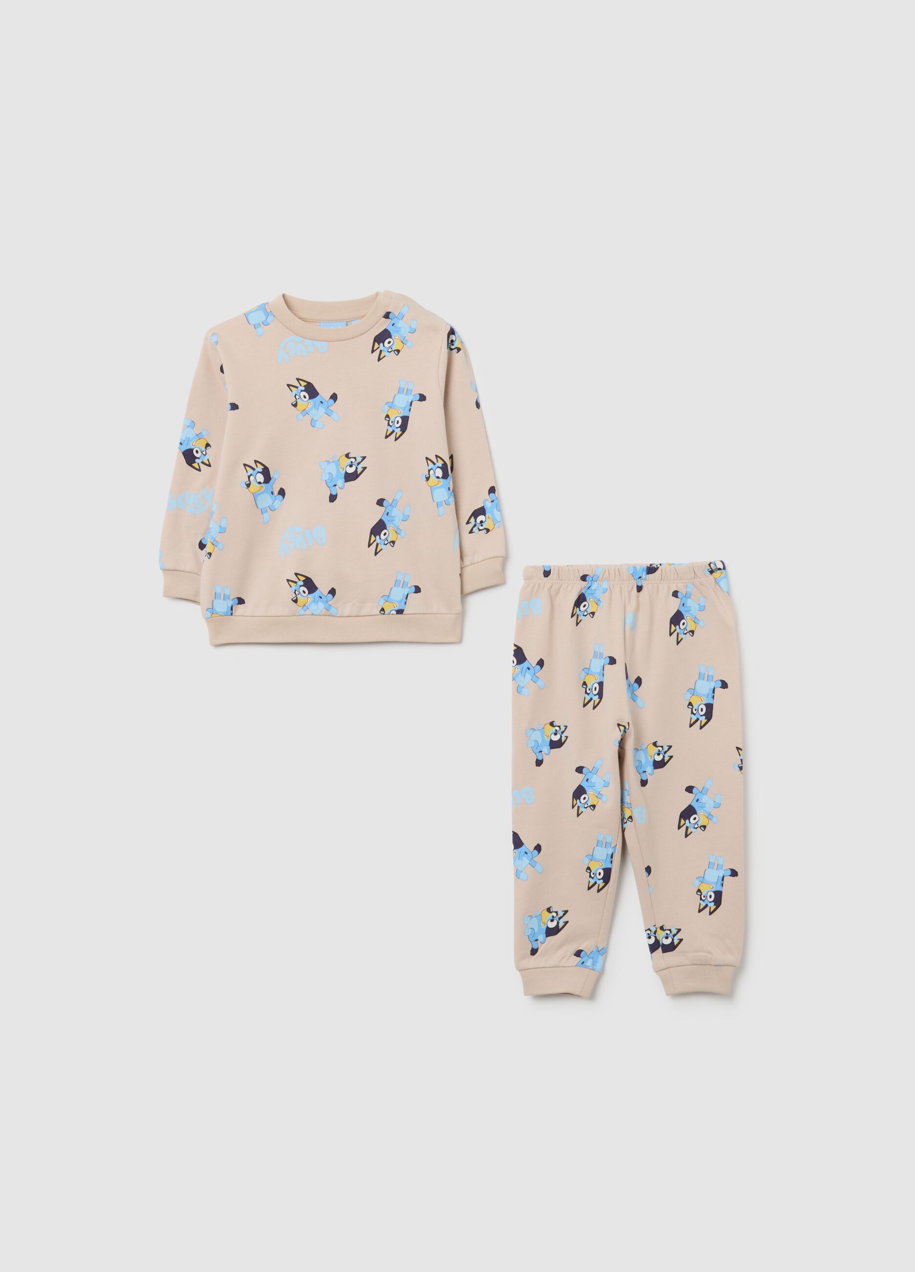 Multicoloured newborn pyjamas in pure cotton regular fit with prints