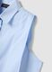 Sleeveless light-blue pure cotton shirt_5