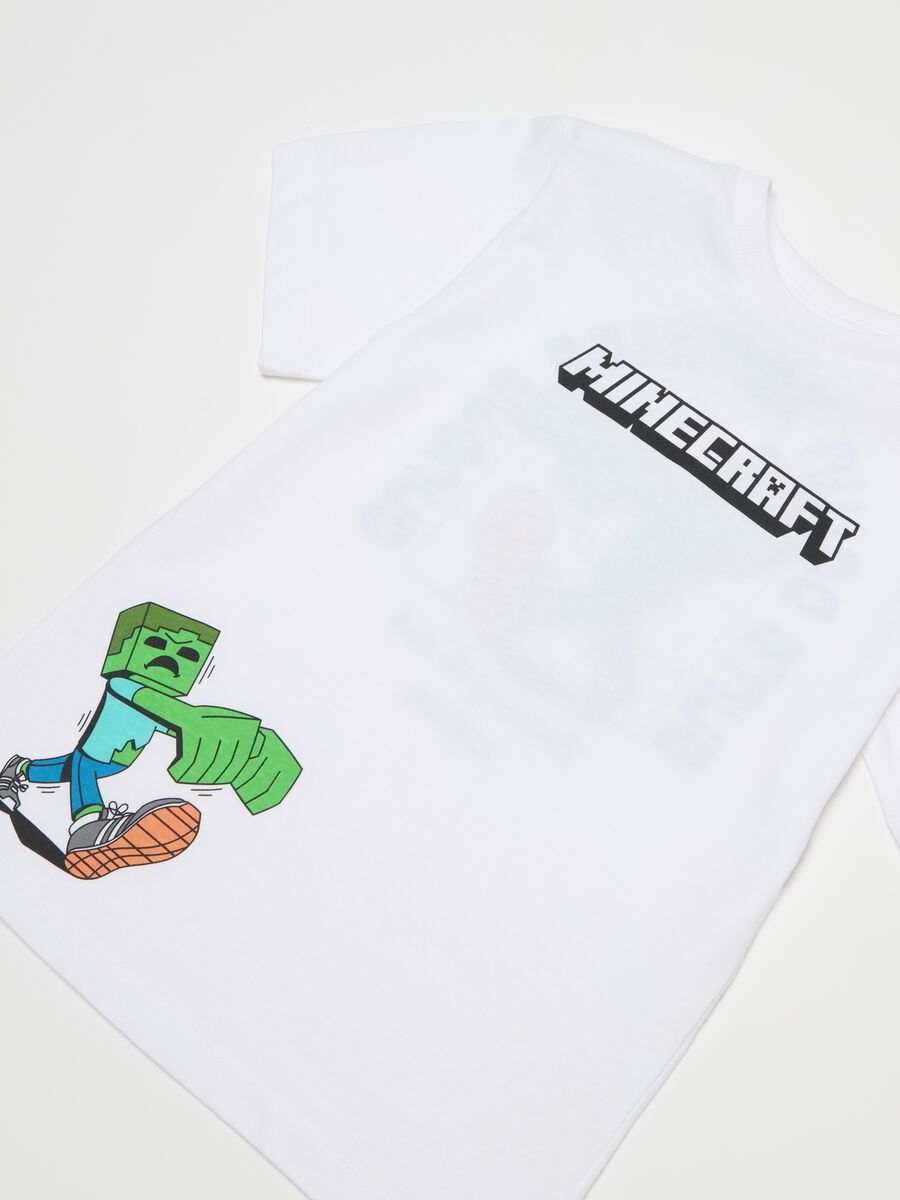 Camiseta de algodón con estampado Minecraft_2