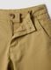 Beige stretch cotton chino shorts_2