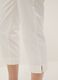 White Slim Fit Stretch Cotton Ankle Trousers_3