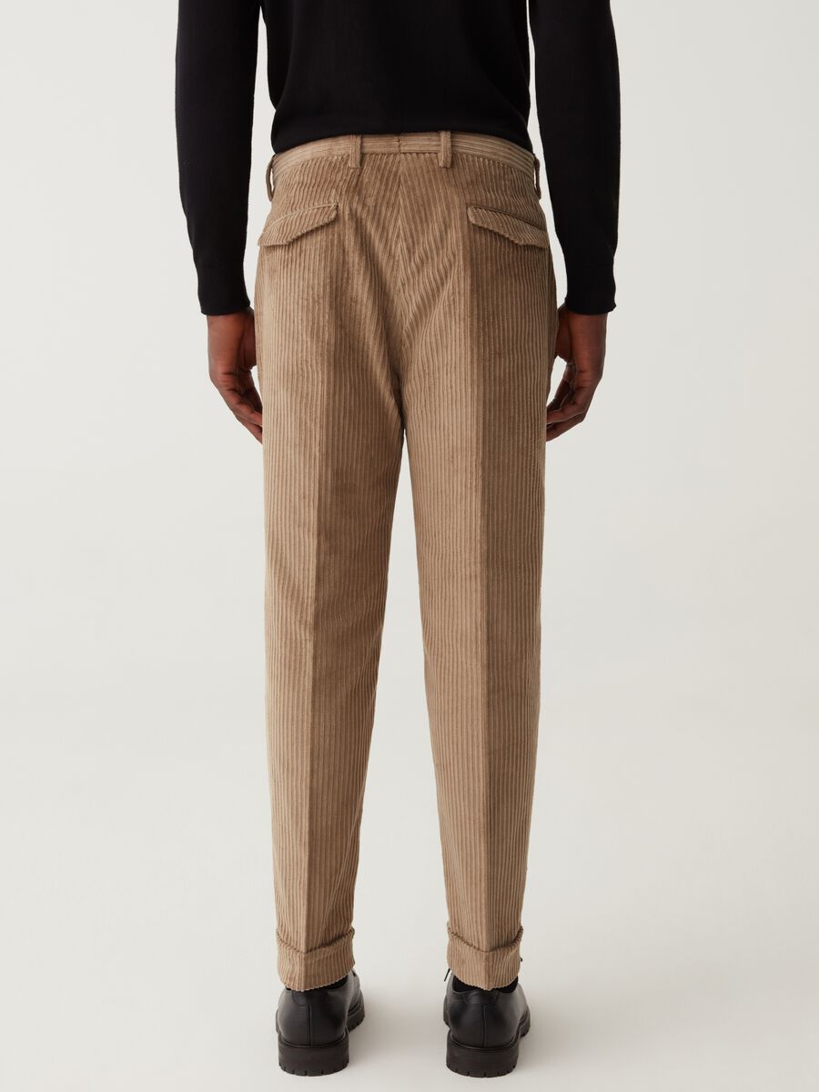 The Perfect Item chino trousers in ribbed velvet_2