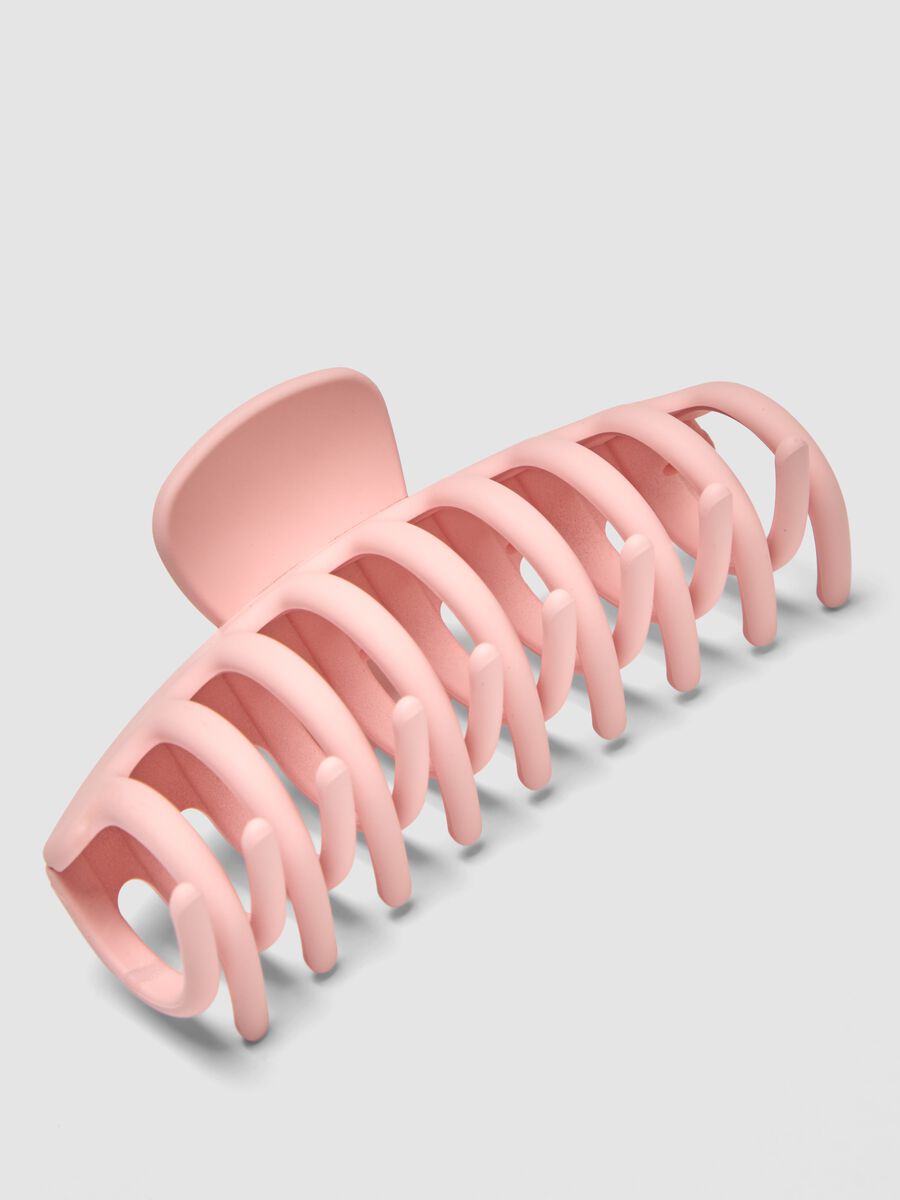 SINCERELY HAIR Grande pince crabe rose_2