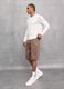 Short 100 % lin couleur moka_5