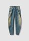 Light blue pure cotton loose-fit jeans_0