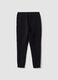 Black regular-fit joggers in stretch Easy Dry fabric_2