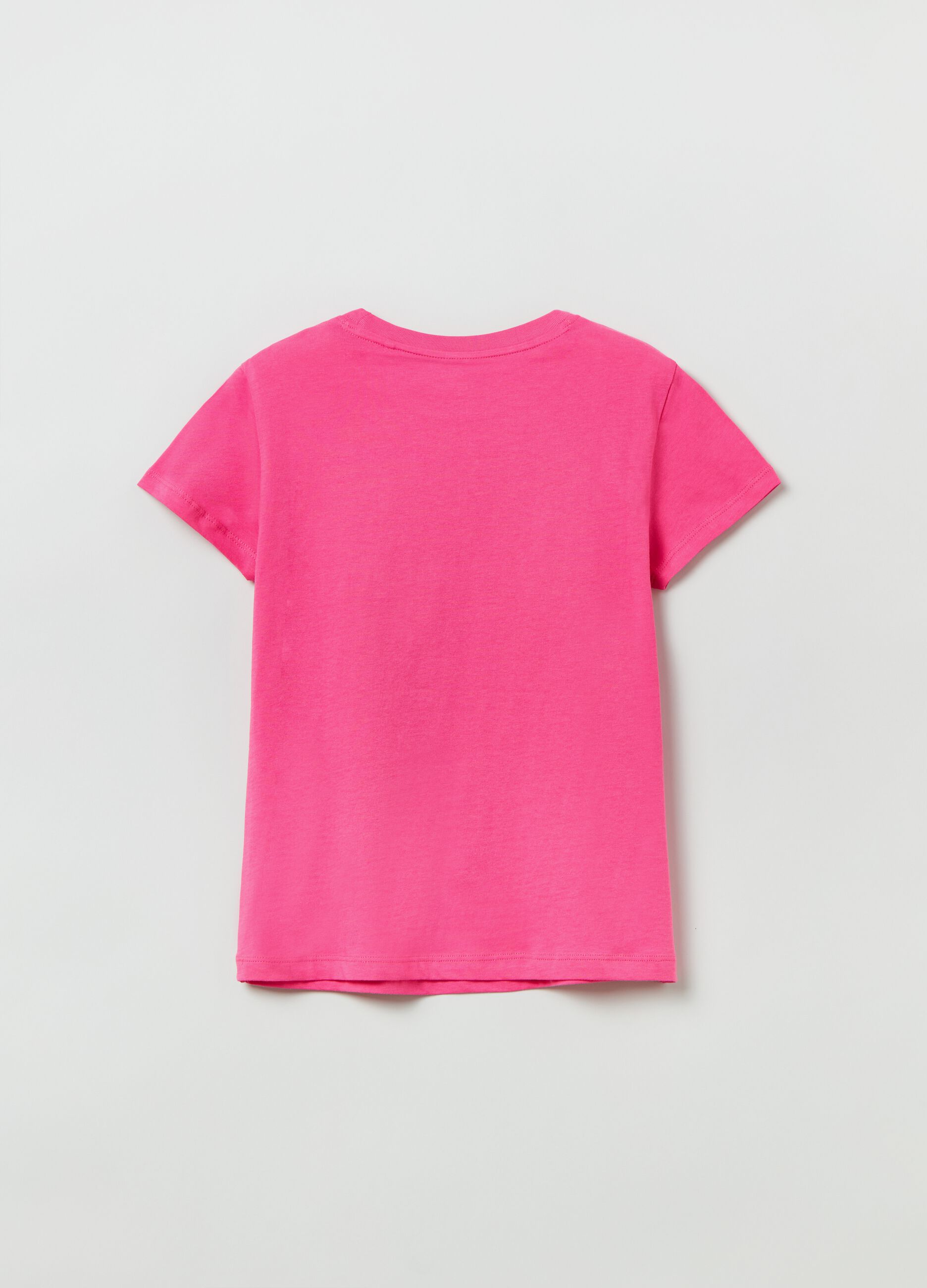 Solid colour cotton T-shirt_1
