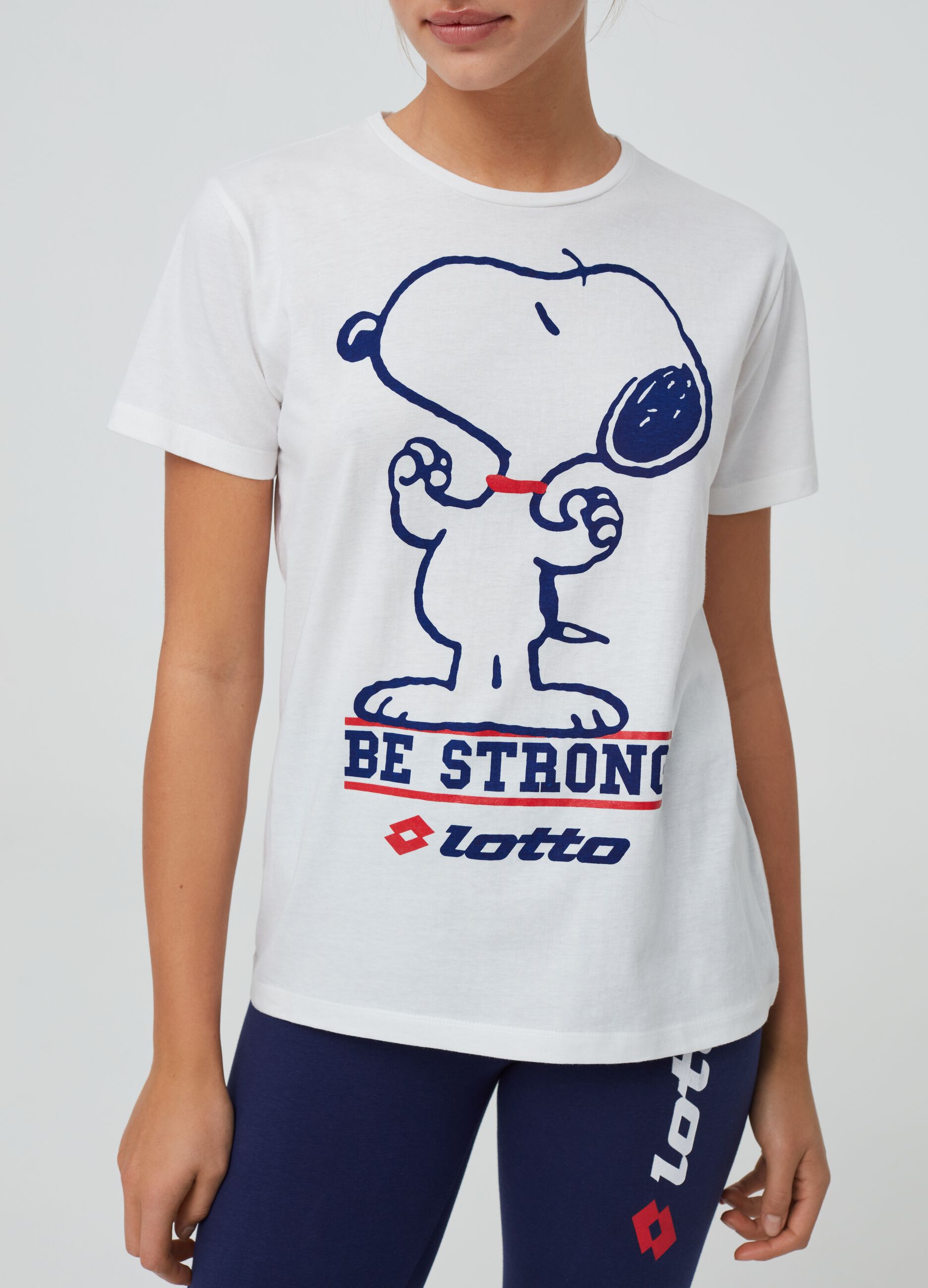 Camiseta con estampado Lotto Peanuts Snoopy
