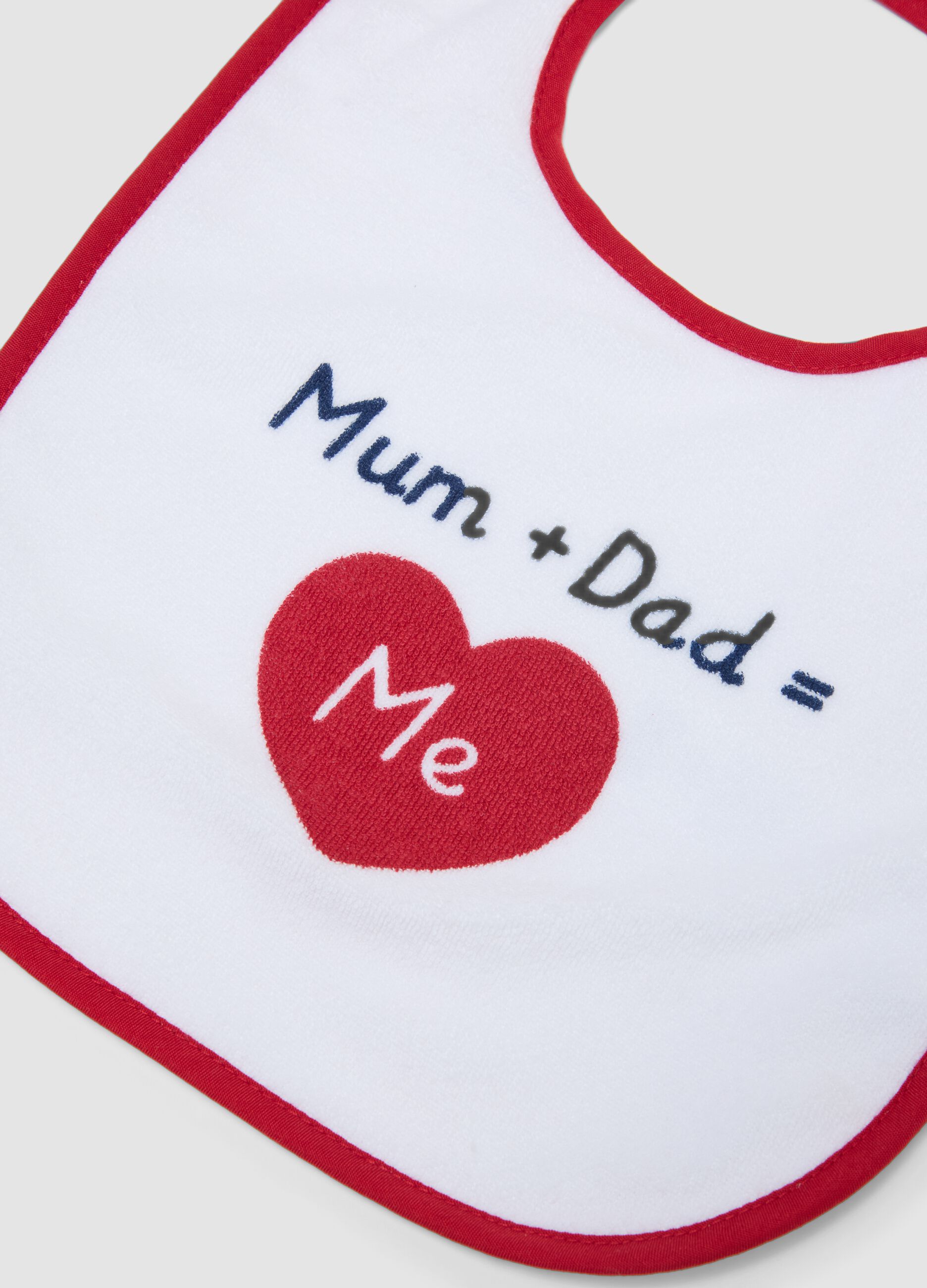 Unisex multicolour pure cotton bibs &ndash; 2-pack