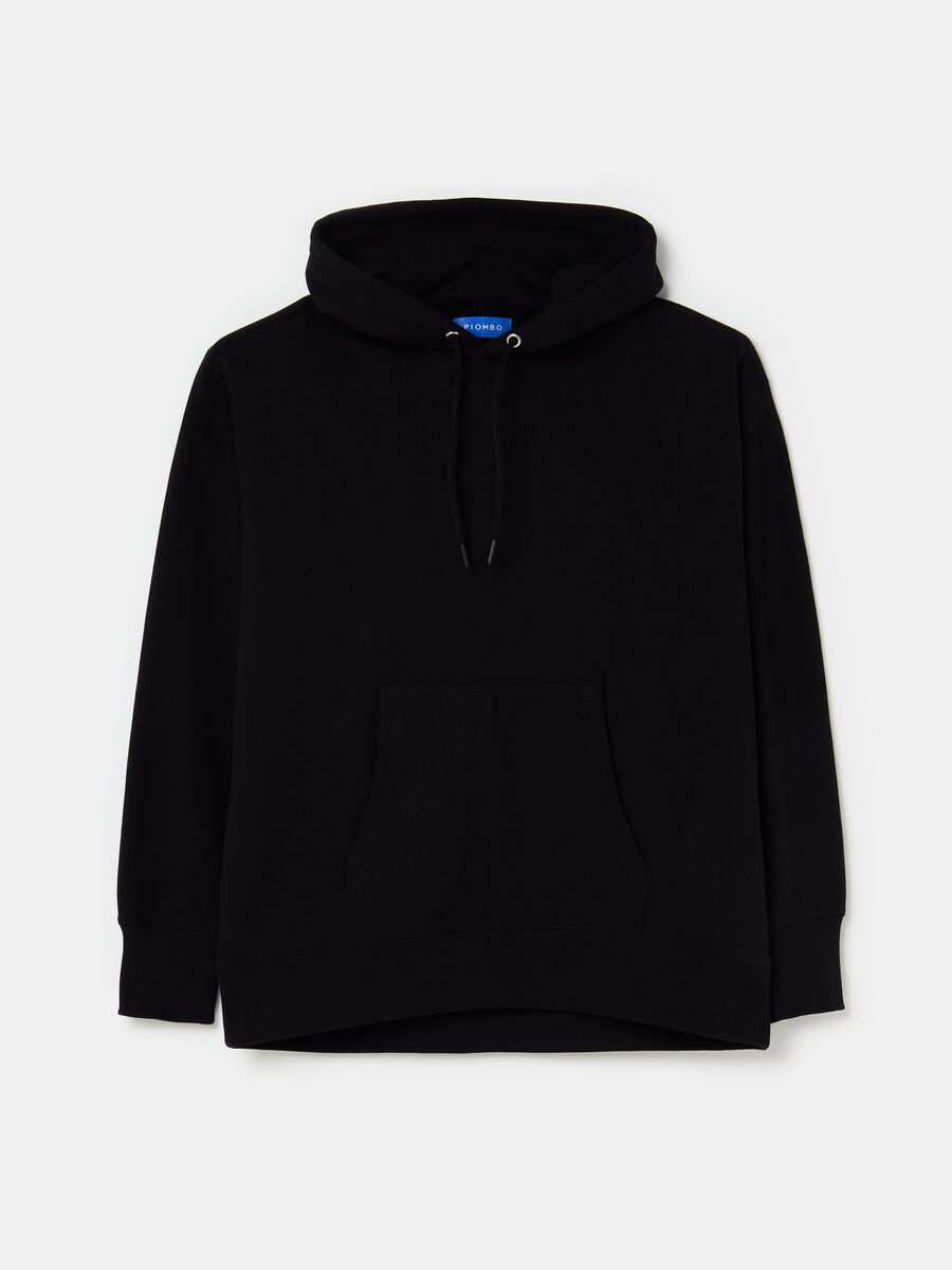 Selection oversized sweatshirt with hood and pocket_3