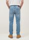 Light blue stretch cotton denim jeans, regular fit_2