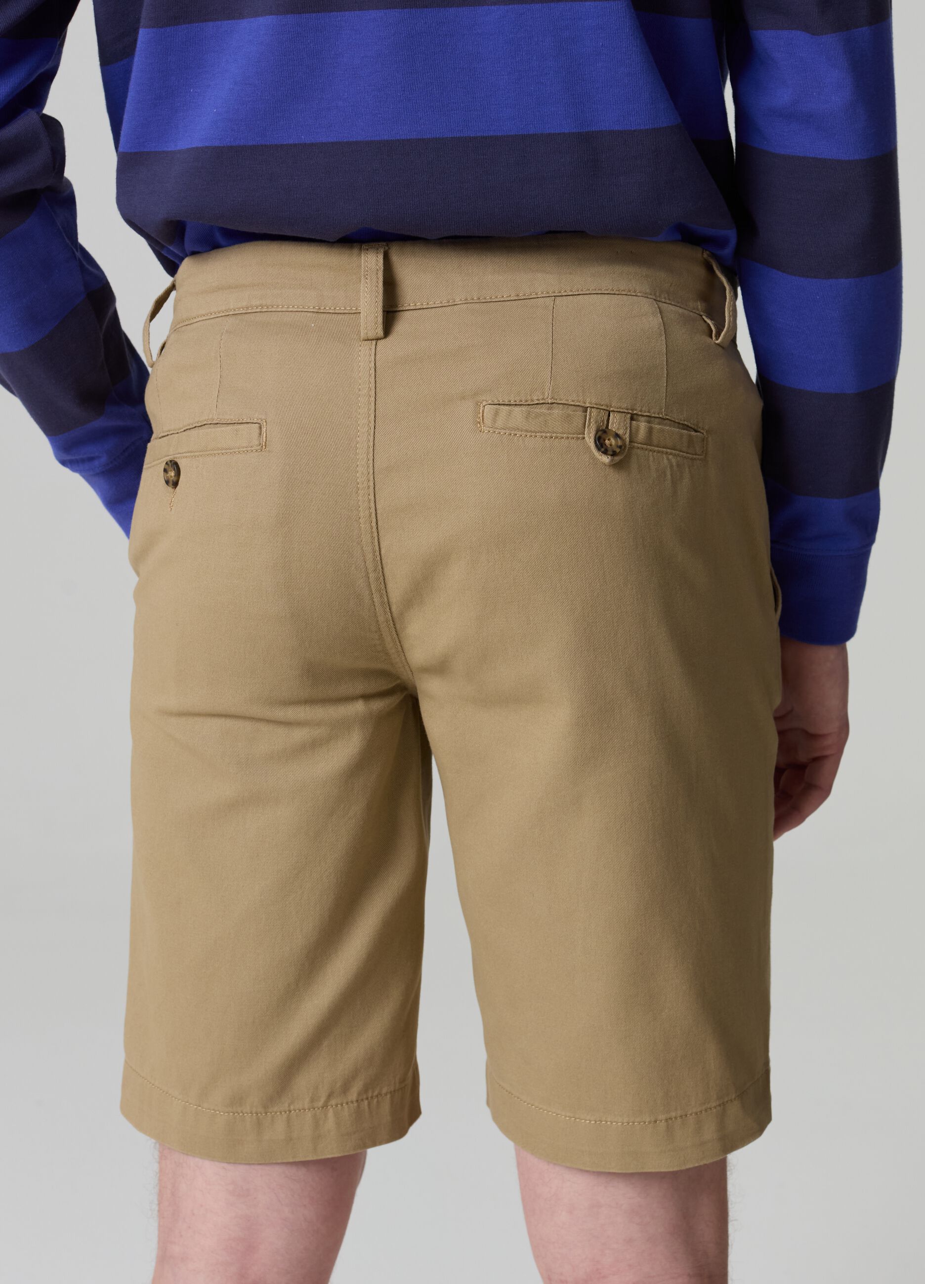 Chino Bermuda shorts in cotton