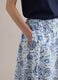 Falda larga de puro algod&oacute;n con estampado floral_3
