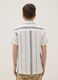 Boy's regular fit multicolour striped pure cotton shirt_1