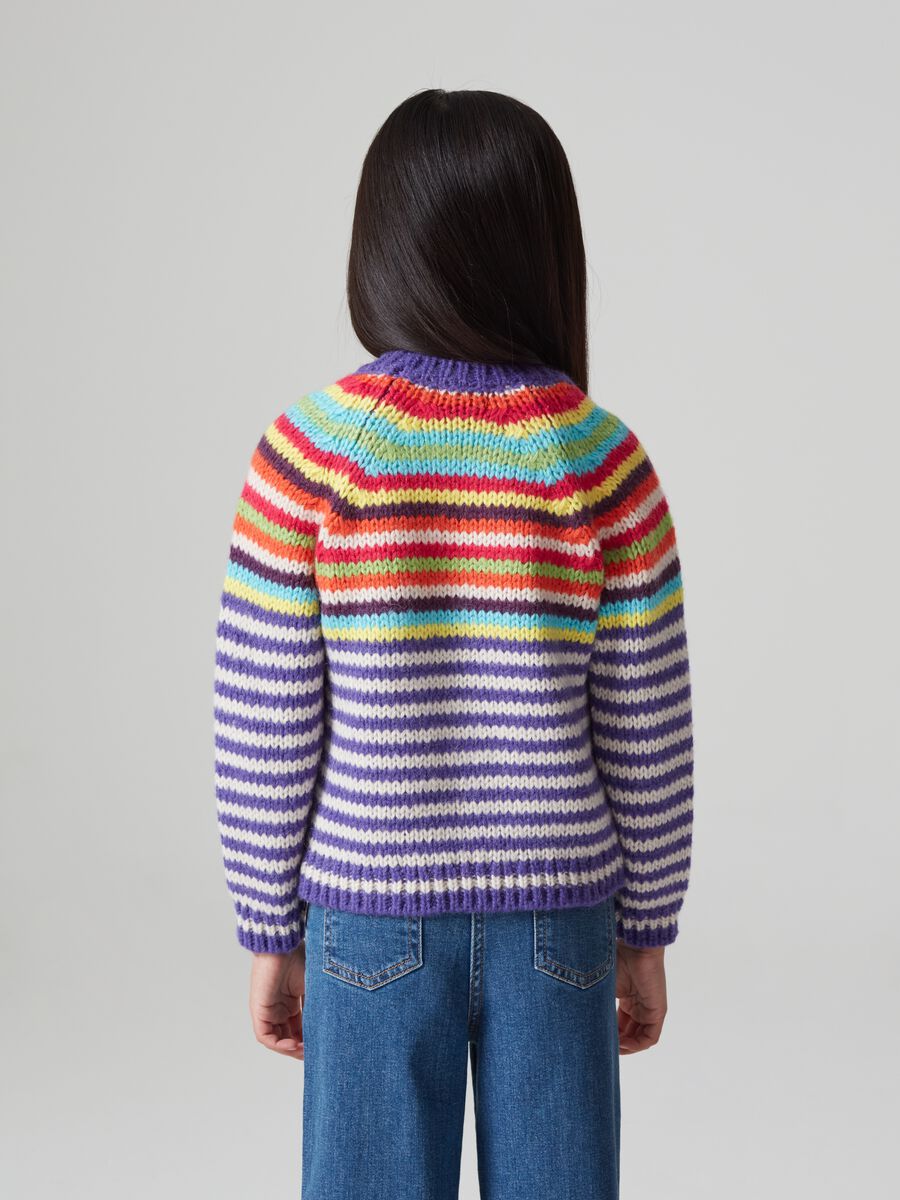 Pullover with striped pattern_2