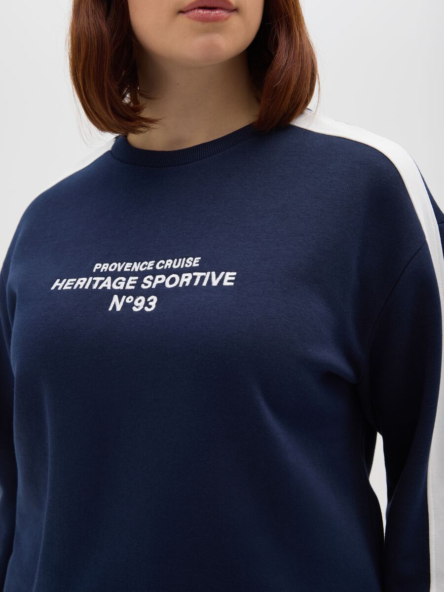 Multicoloured cotton blend sweatshirt with print_3