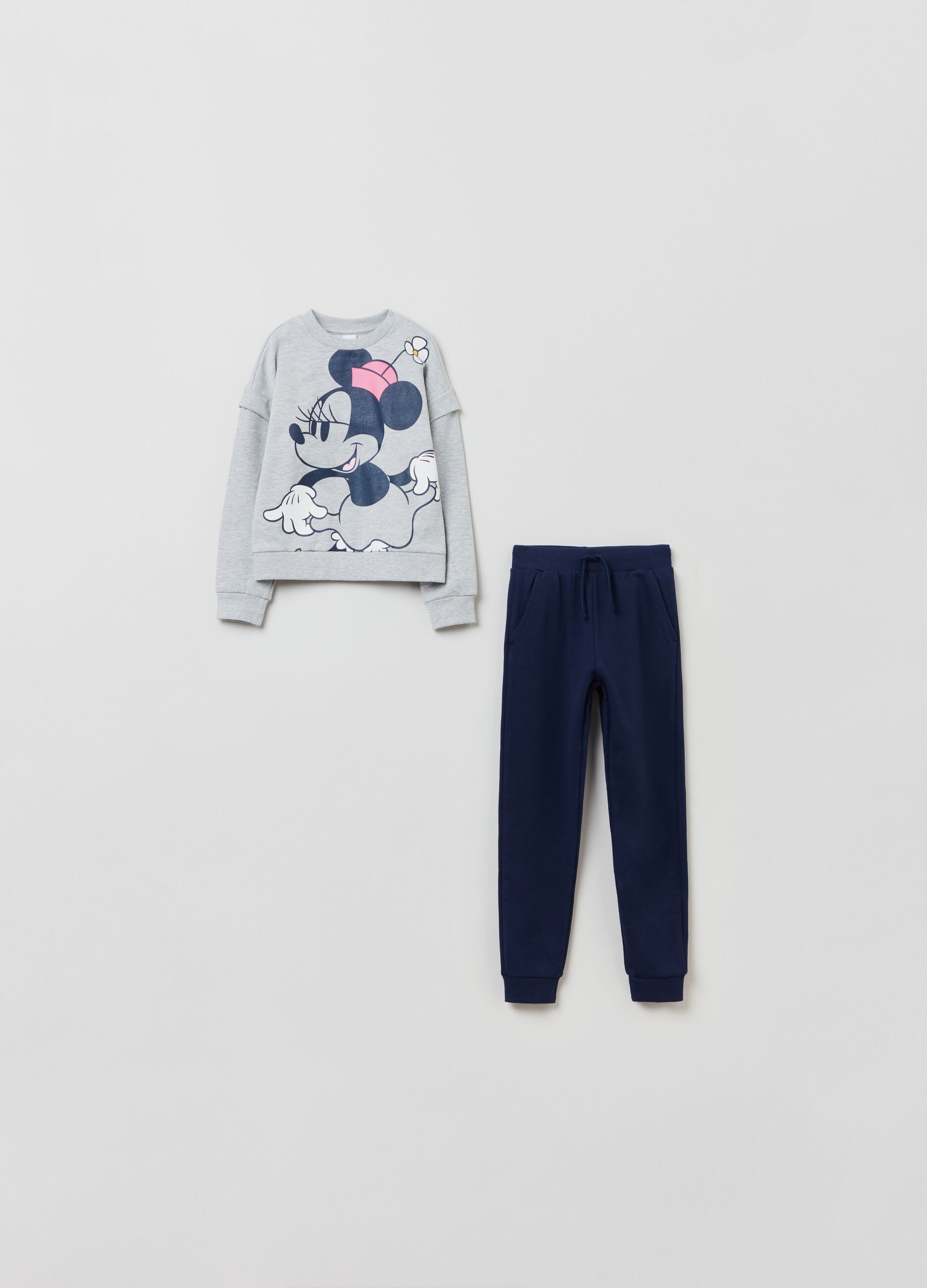 Jogging set with Disney Minnie Mouse print