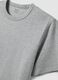 Short-sleeve grey pure cotton regular fit t-shirt_5