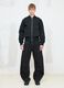 Schwarze Nylon-Bomberjacke_2