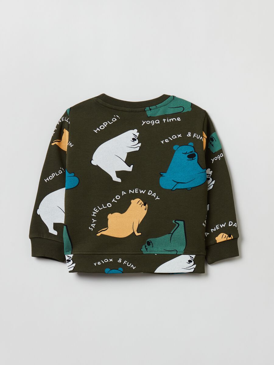 Sweatshirt in cotton with print_2