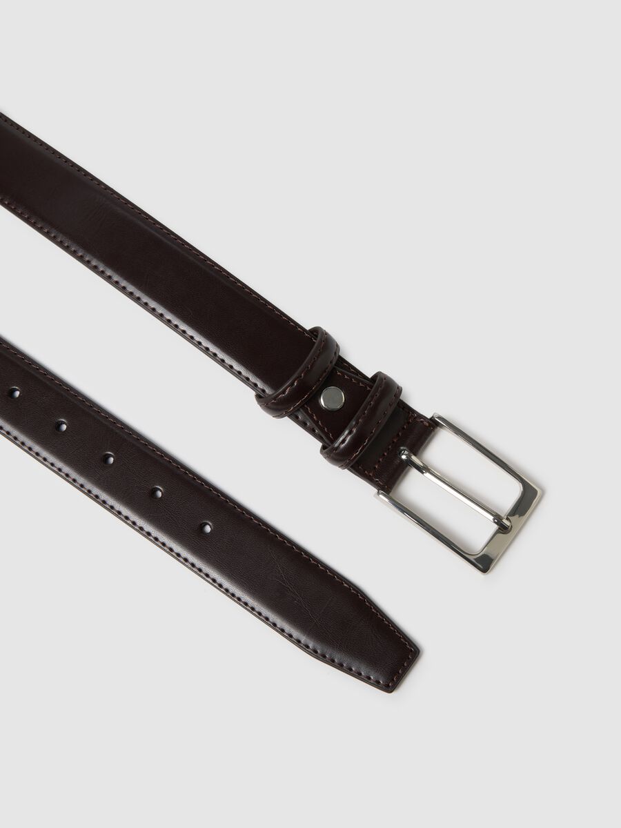 Brown casual regular fit belt_1