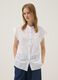 White pure cotton embroidered shirt_0
