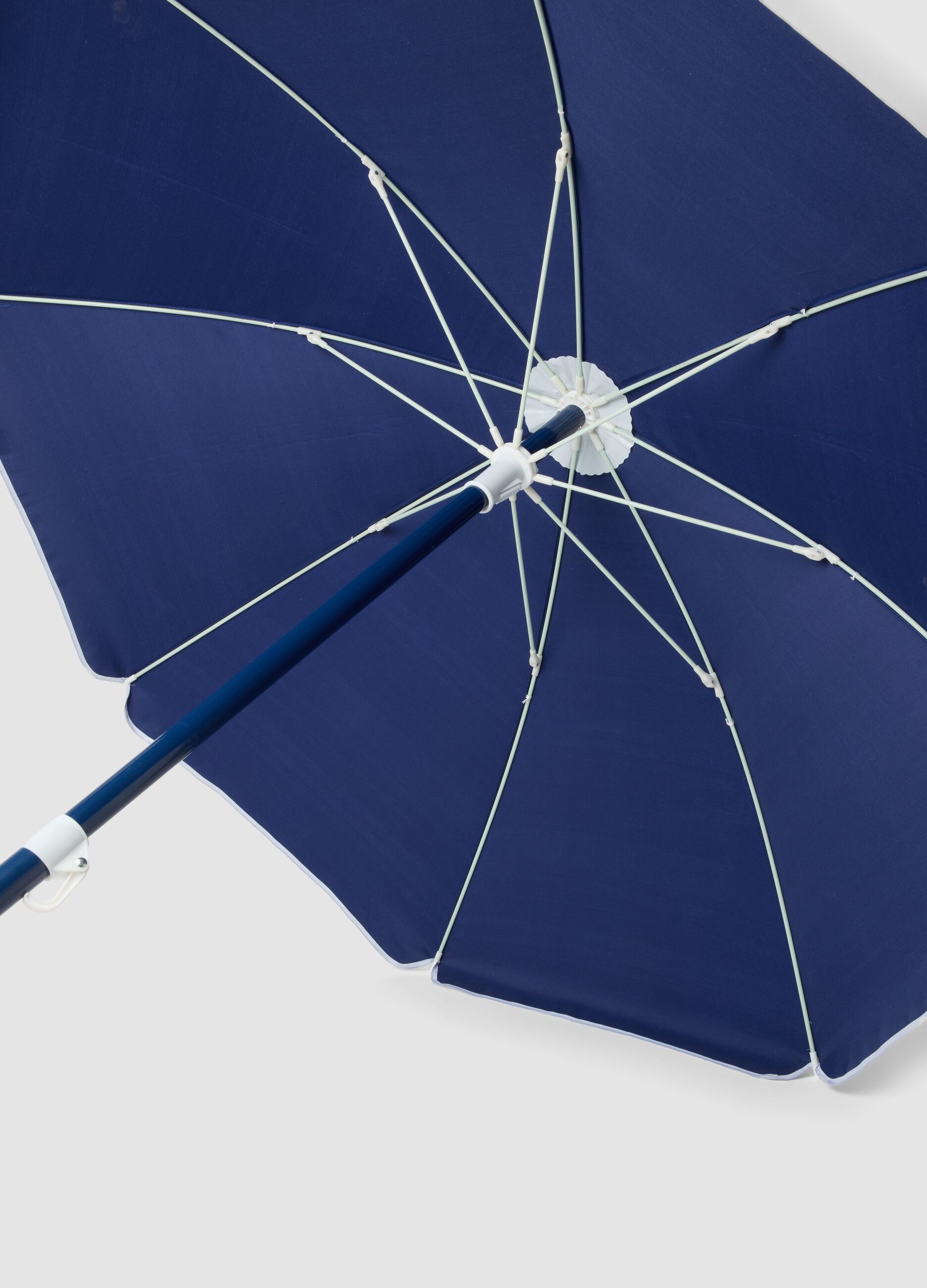 Blue parasol with carry case